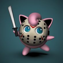 Horror icons as Pokemon stl files for 3d printing model