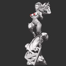 1576 DC Bombshell Supergirl NSFW - Kara Starikov - STL 3D Print Files