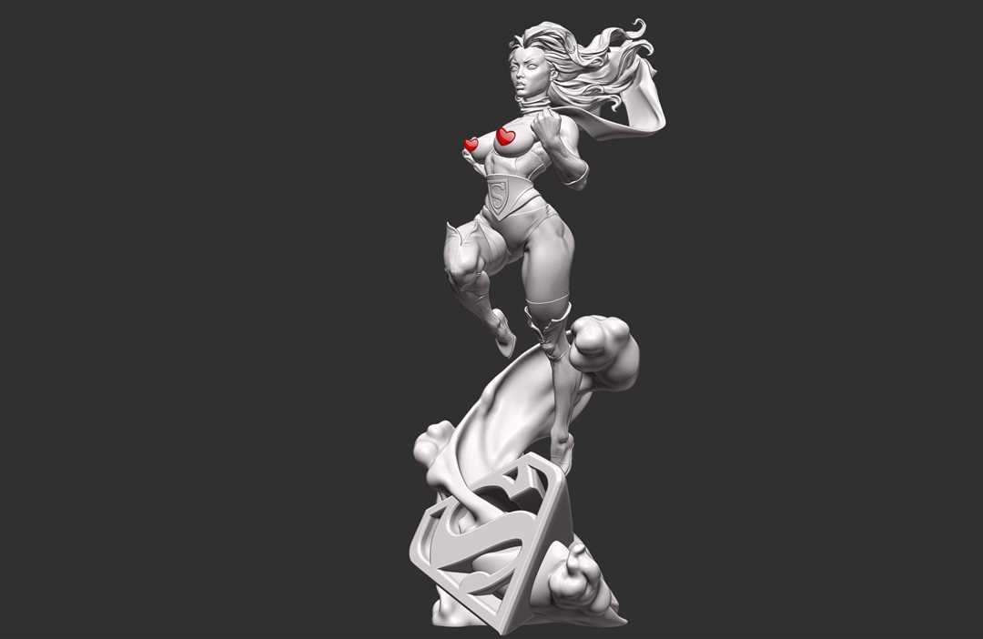 1576 DC Bombshell Supergirl NSFW - Kara Starikov - STL 3D Print Files