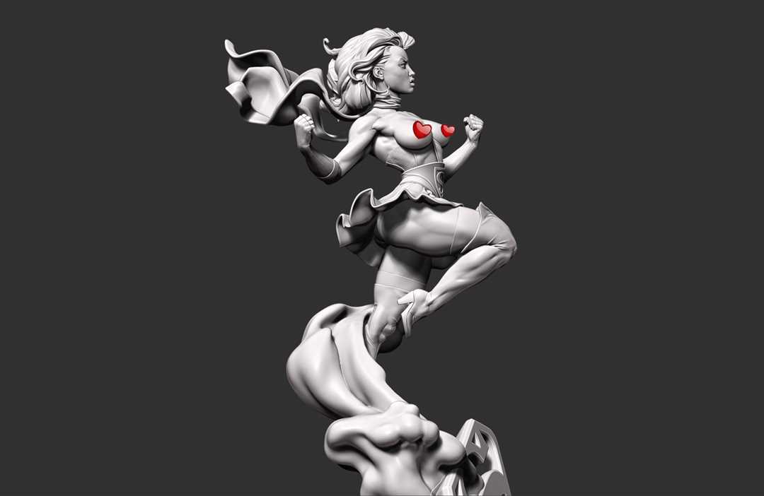 1576 DC Bombshell Supergirl NSFW - Kara Starikov - STL 3D Print Files