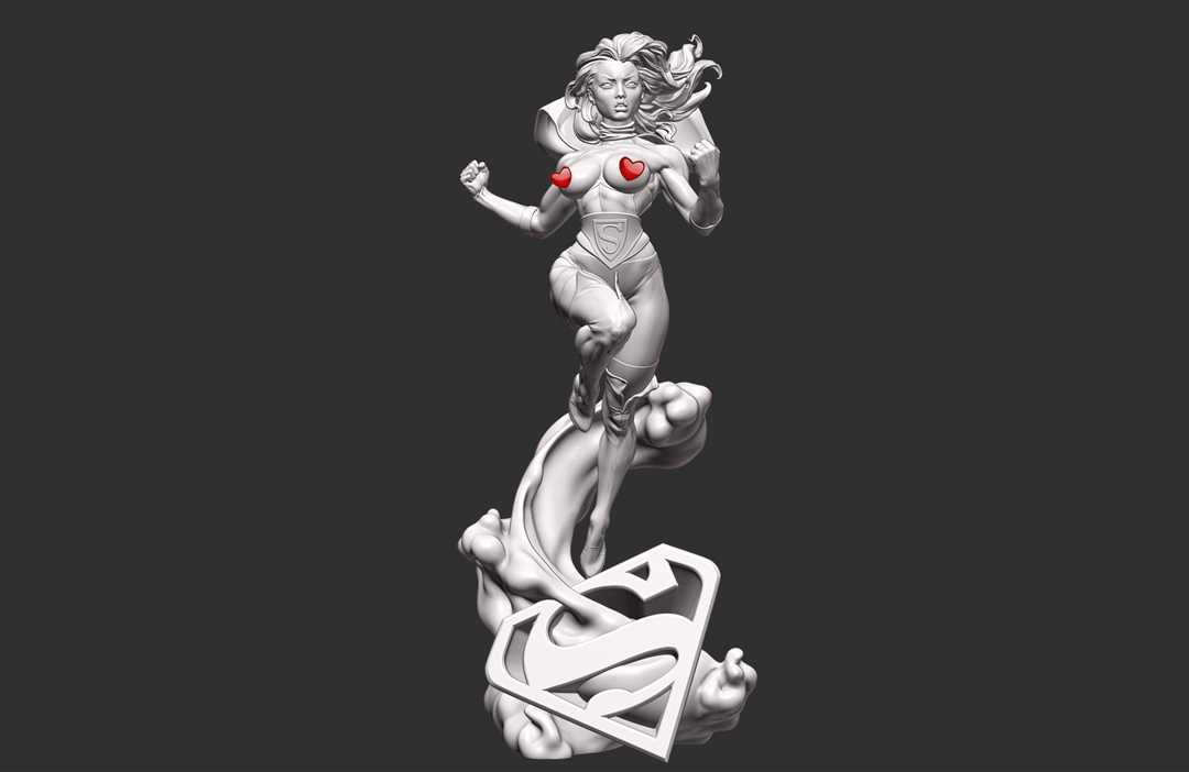 1576 DC Bombshell Supergirl NSFW - Kara Starikov - STL 3D Print Files