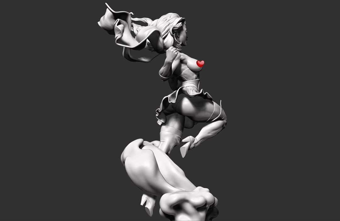 1576 DC Bombshell Supergirl NSFW - Kara Starikov - STL 3D Print Files
