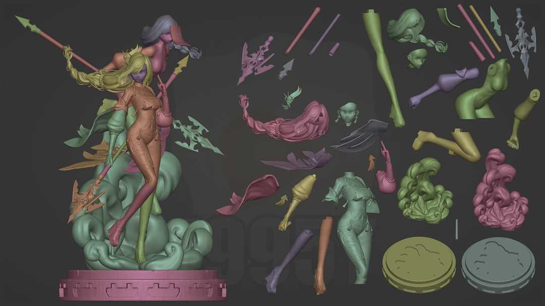2211 Shenhe - Genshin Impact - STL 3D Print Files