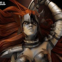 1481 Angela - Marvel Comics - STL 3D Print Files