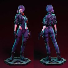 2294 Motoko Kusanagi - Ghost in the Shell - STL 3D Print Files