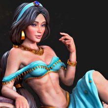 2830 Jasmine - Aladdin - STL 3D Print Files