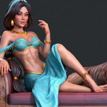 2830 Jasmine - Aladdin - STL 3D Print Files