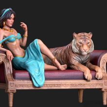 2830 Jasmine - Aladdin - STL 3D Print Files
