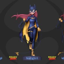 3024 Batgirl - DC Comics - STL 3D Print Files
