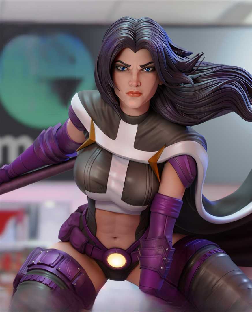 1247 Huntress NSFW - DC Comics STL 3D Print Files