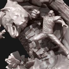 Akainu Sakazuki - One Piece - STL 3D Print Files