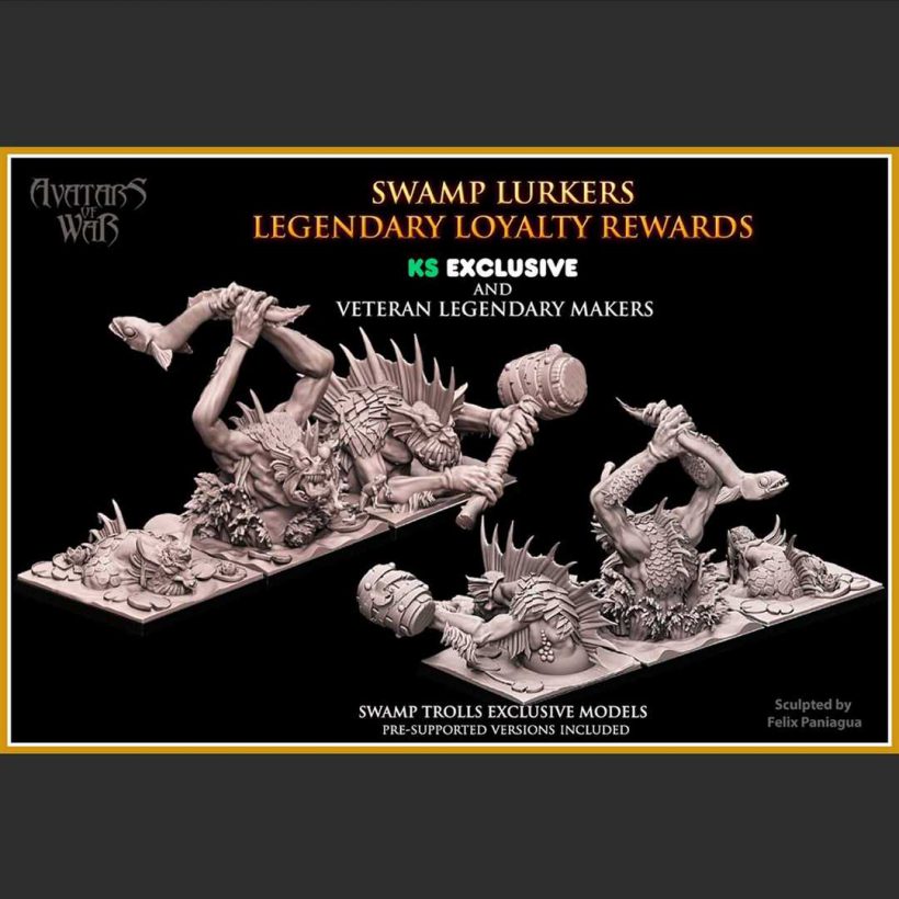 Swamp troll lurkers Avatars of War