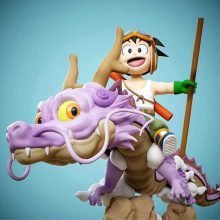 Goku With Shenlong - STL Files for 3D Print