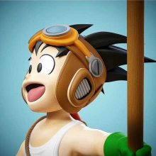 Goku With Shenlong - STL Files for 3D Print