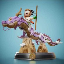 Goku With Shenlong - STL Files for 3D Print