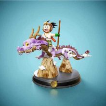 Goku With Shenlong - STL Files for 3D Print