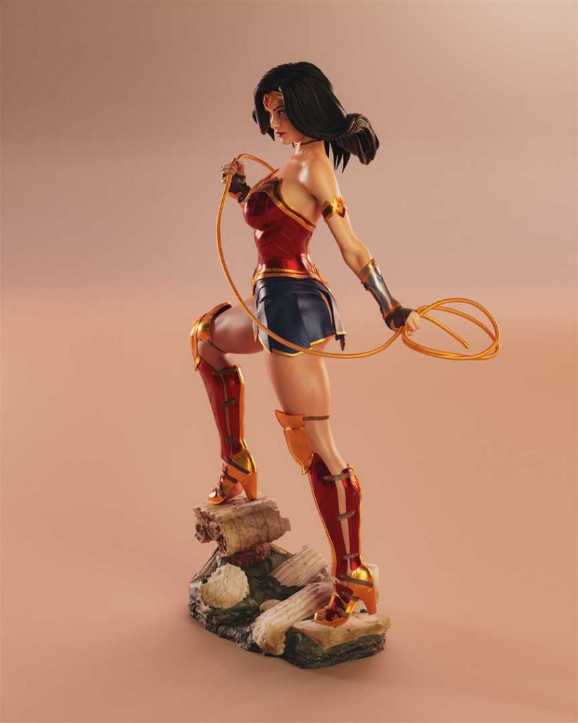 3408 Wonder Woman - DC Comics - STL 3D Print Files
