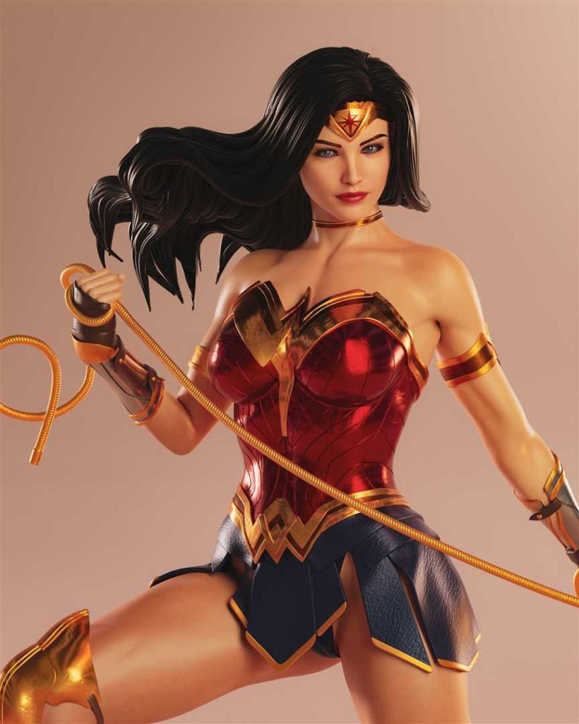 3408 Wonder Woman - DC Comics - STL 3D Print Files