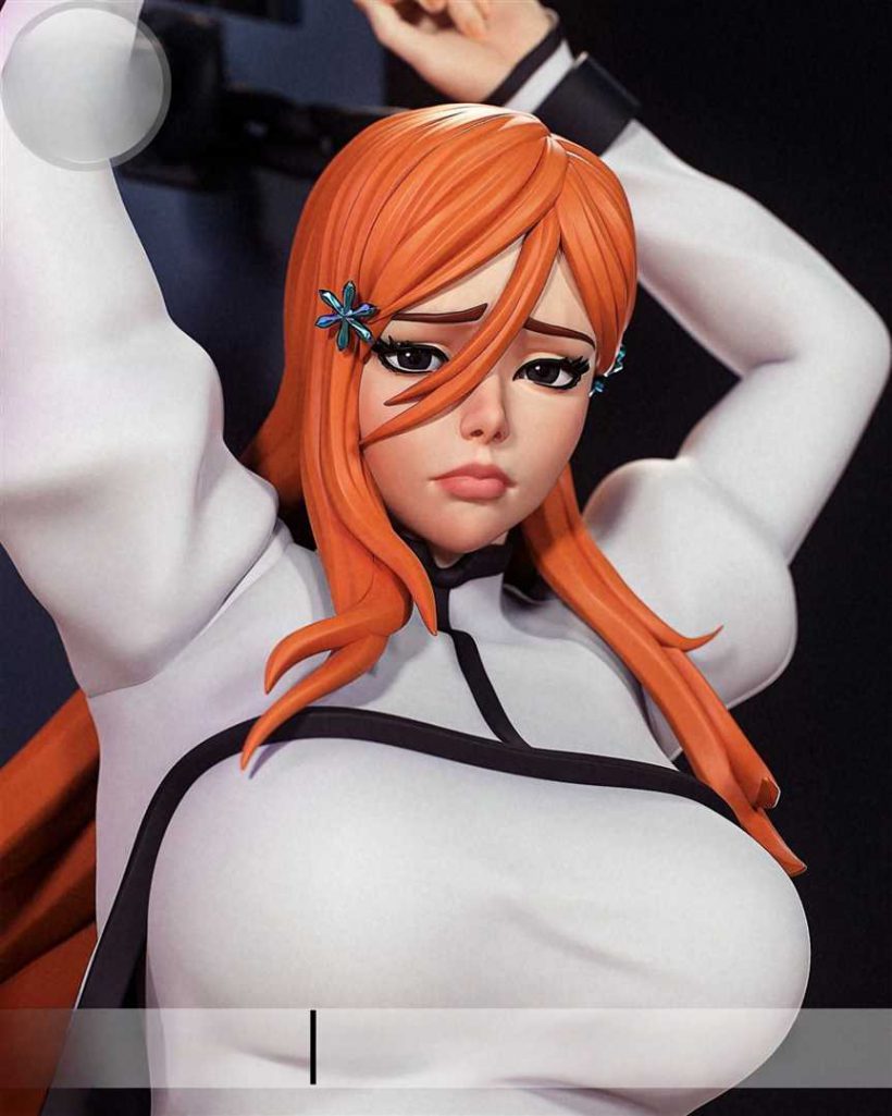 3700 Orihime Inoue NSFW - Bleach - STL 3D Print Files