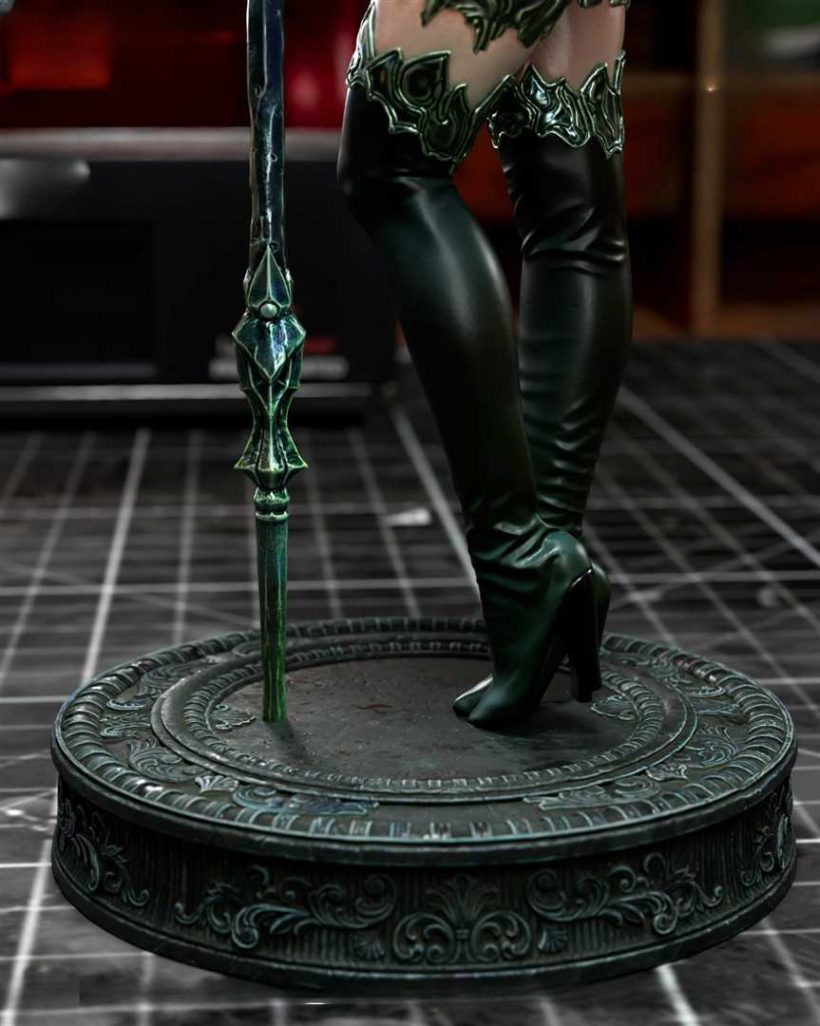 3518 Kaelira Vexaris - Lady Warrior - STL 3D Print Files