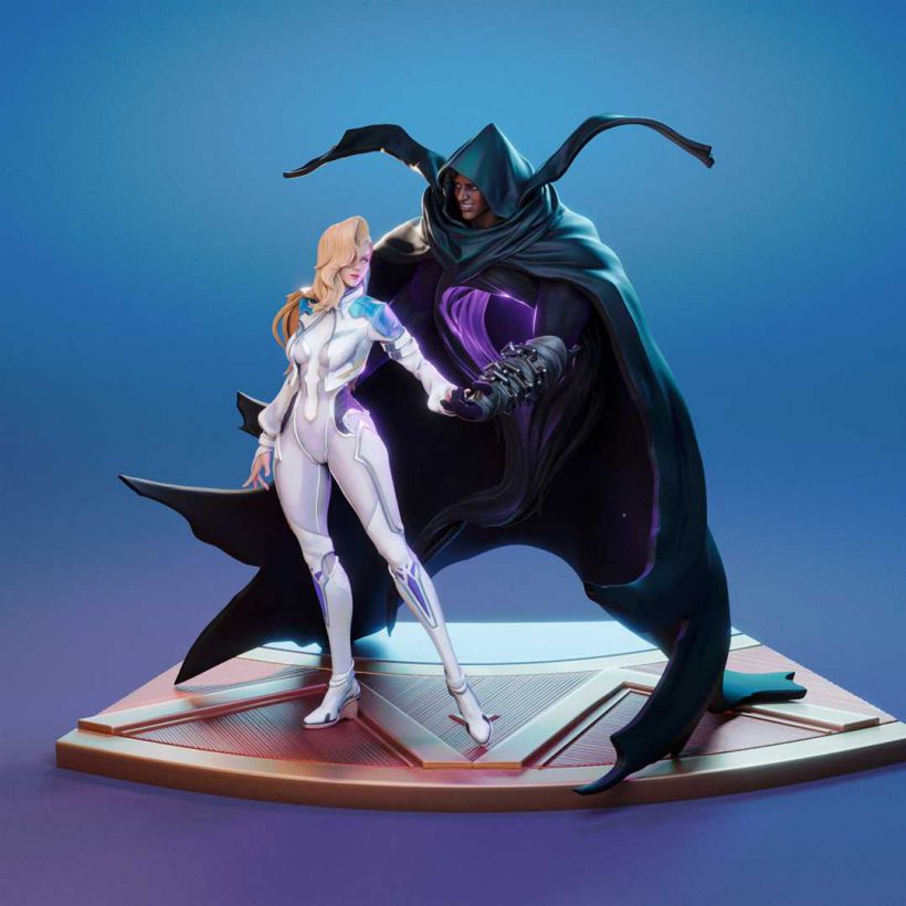 3731 Cloack and Dagger - Marvel Comics - STL 3D Print Files