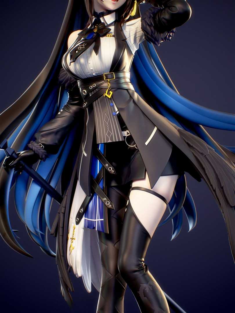 3767 Nerissa Ravencroft - Virtual YouTuber - STL 3D Print Files