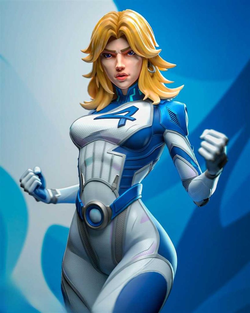 3770 Invisible Woman - Fantastic Four - STL 3D Print Files