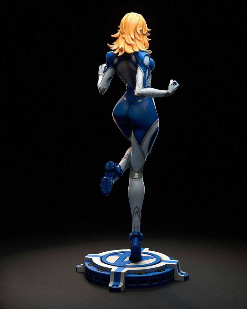 3770 Invisible Woman - Fantastic Four - STL 3D Print Files