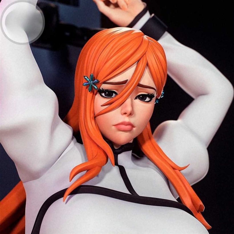 3700 Orihime Inoue NSFW - Bleach - STL 3D Print Files