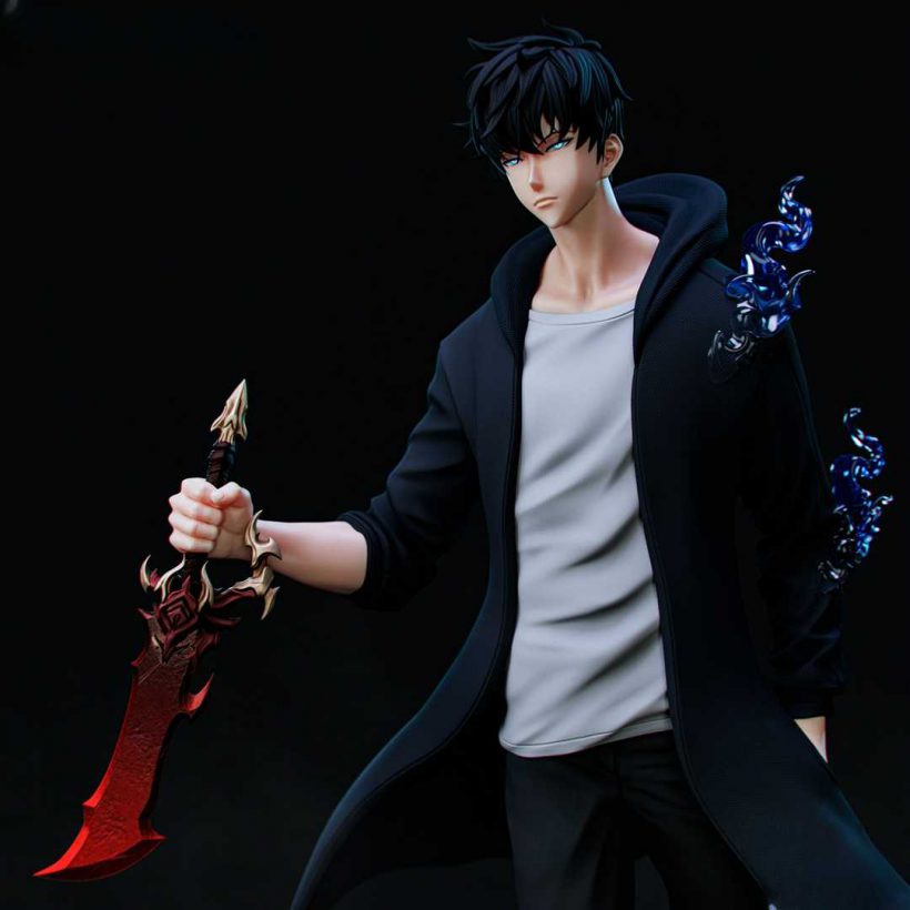 3795 Sung Jinwoo - Solo Leveling - STL 3D Print Files