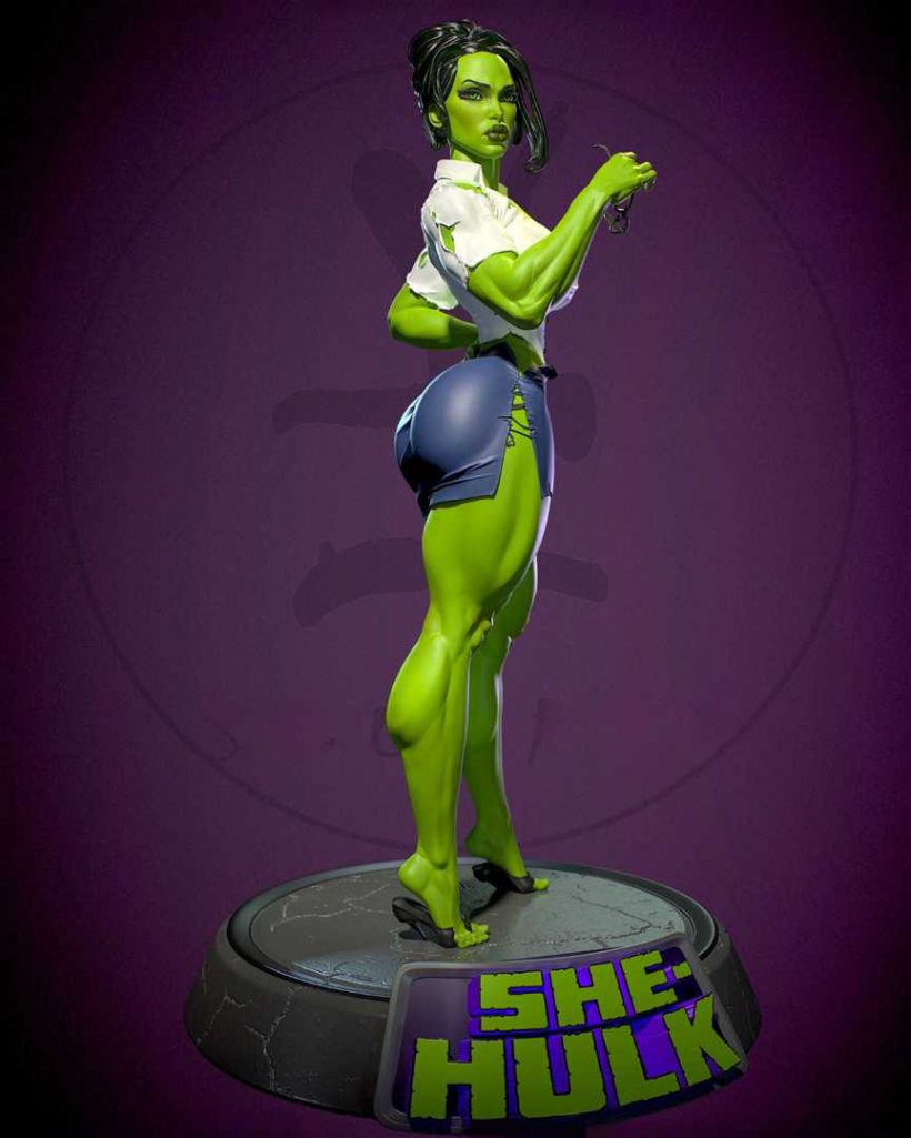 3973 She Hulk NSFW - Marvel Comics - STL 3D Print Files