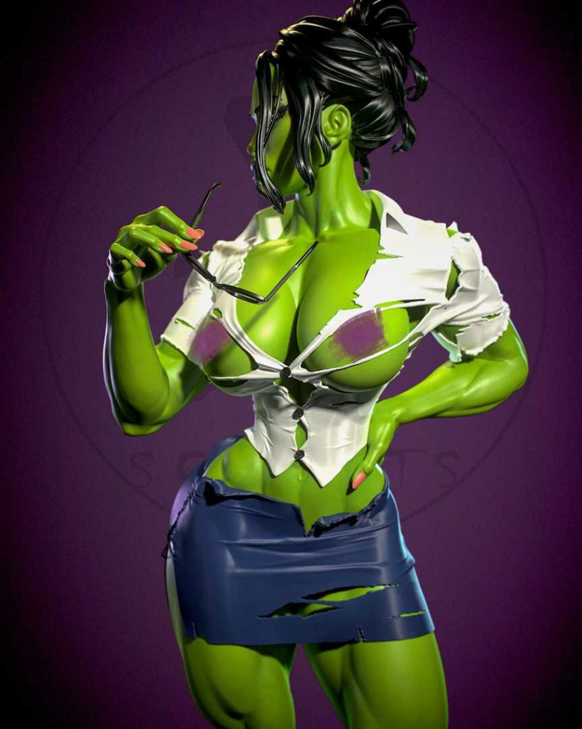 3973 She Hulk NSFW - Marvel Comics - STL 3D Print Files
