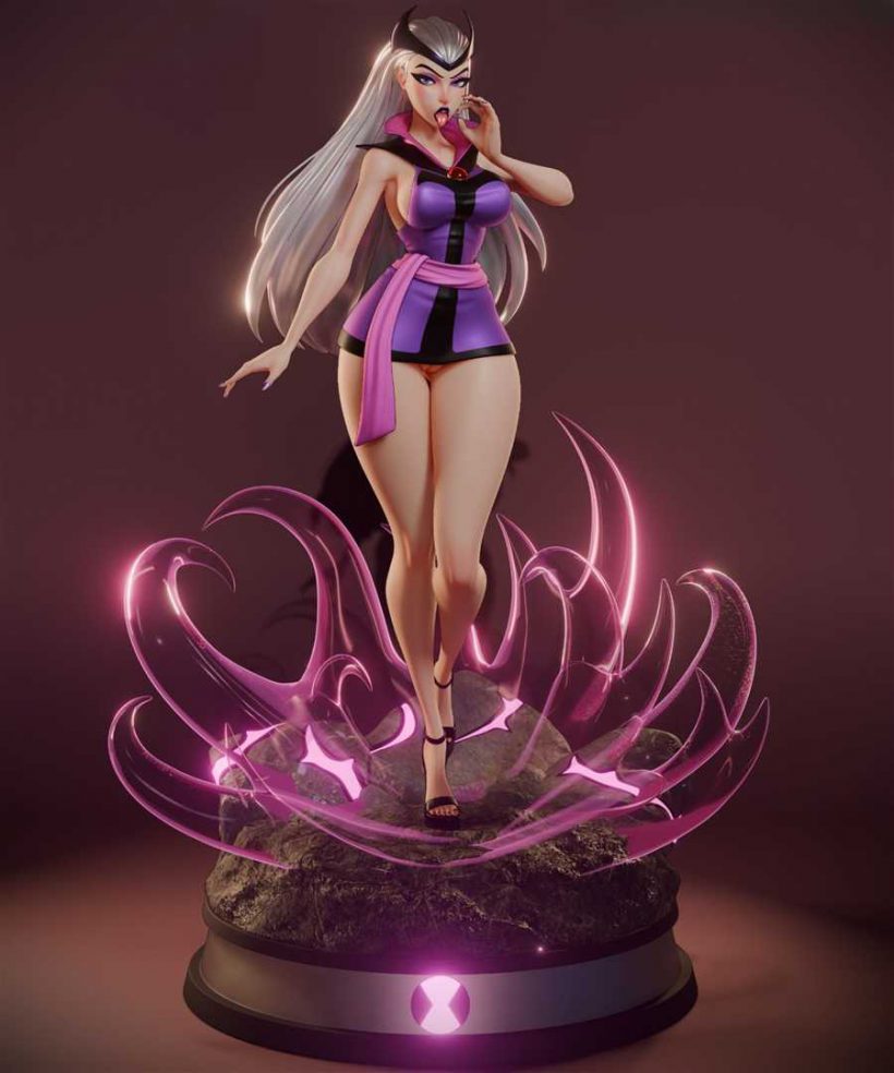 3896 Charmcaster NSFW - Ben 10 - STL 3D Print Files