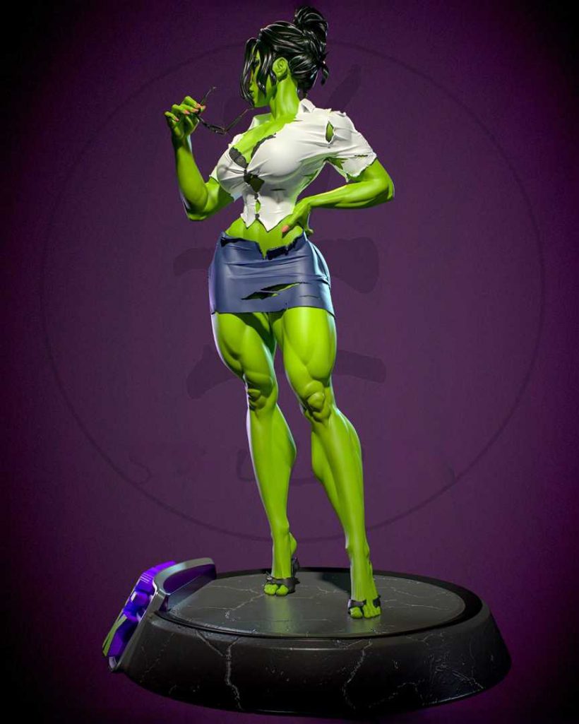 3973 She Hulk NSFW - Marvel Comics - STL 3D Print Files