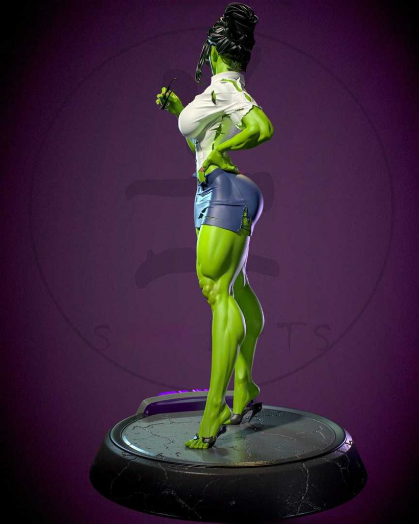 3973 She Hulk NSFW - Marvel Comics - STL 3D Print Files
