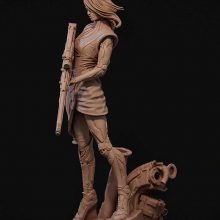 4106 Aryn - Cyberpunk Assassin - STL 3D Print Files