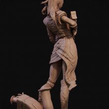 4106 Aryn - Cyberpunk Assassin - STL 3D Print Files