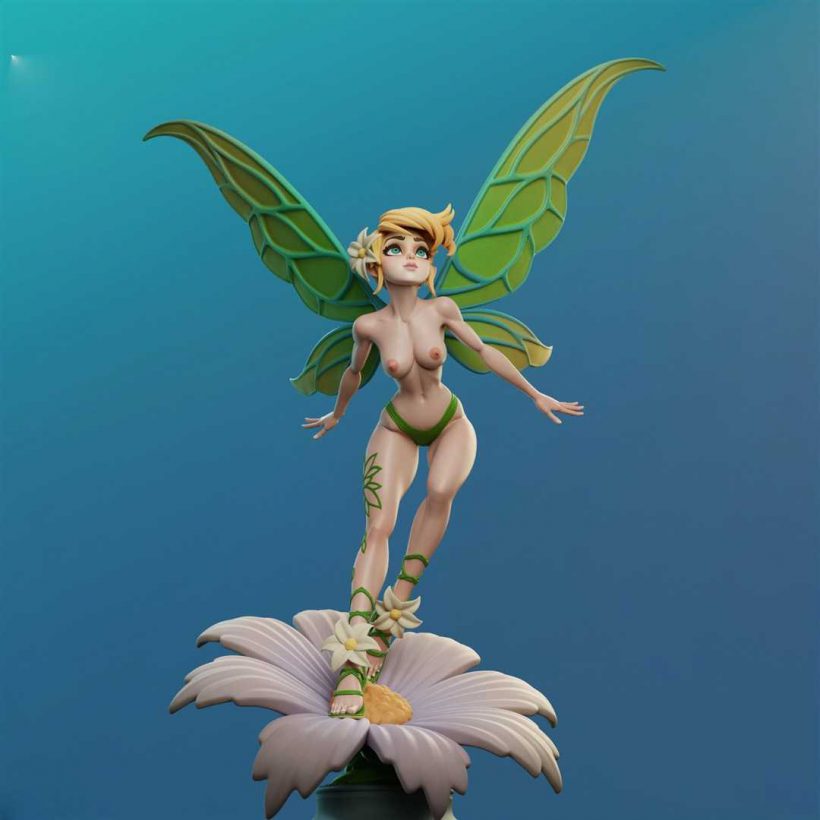 3985 Tinker Bell NSFW - Peter Pan - STL 3D Print Files