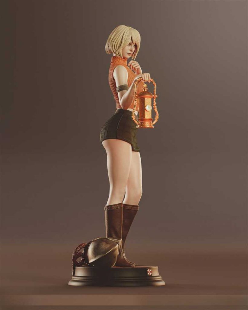 4233 Ashley Graham NSFW - Resident Evil - STL 3D Print Files X 3D Animations