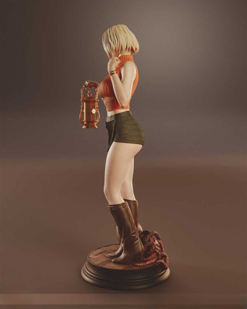 4233 Ashley Graham NSFW - Resident Evil - STL 3D Print Files X 3D Animations