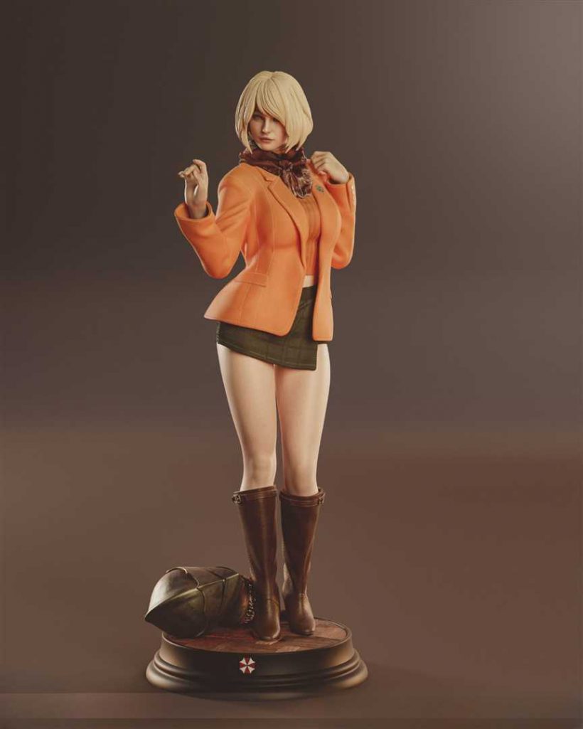 4233 Ashley Graham NSFW - Resident Evil - STL 3D Print Files X 3D Animations