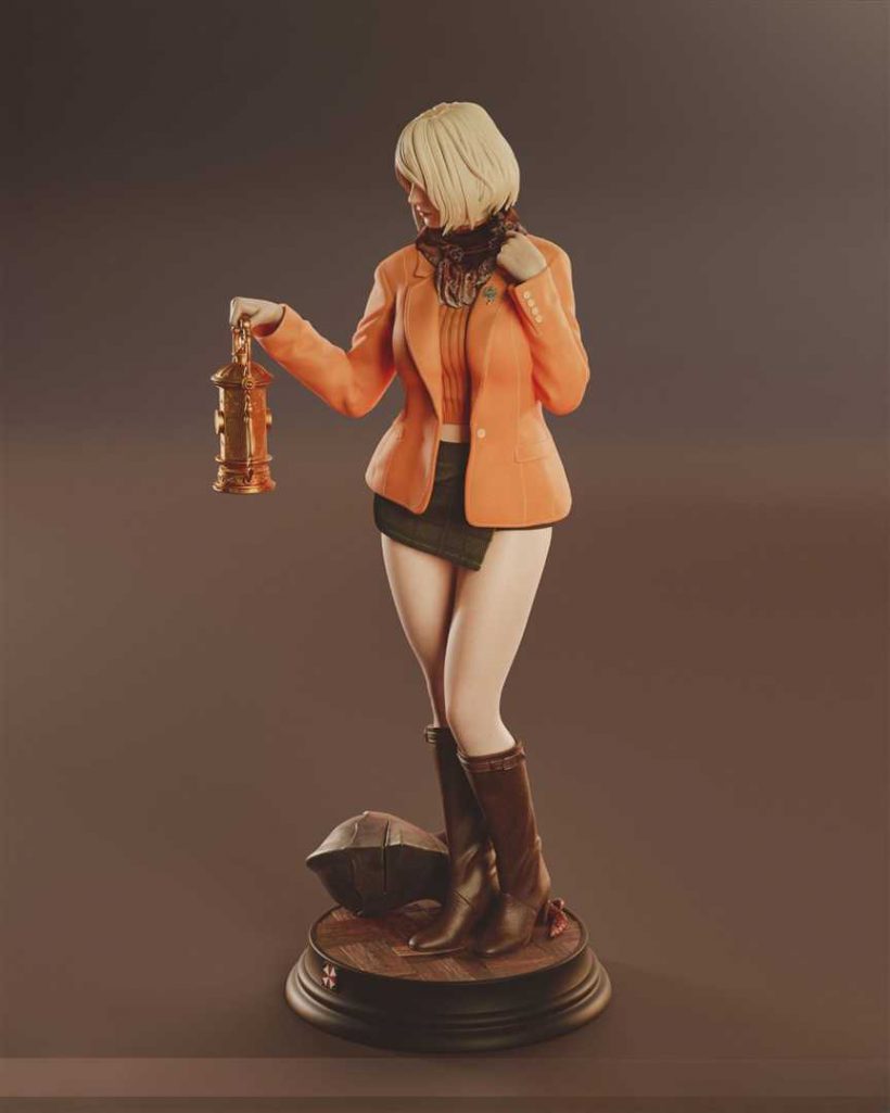 4233 Ashley Graham NSFW - Resident Evil - STL 3D Print Files X 3D Animations