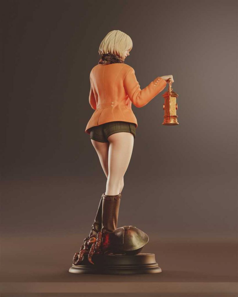 4233 Ashley Graham NSFW - Resident Evil - STL 3D Print Files X 3D Animations