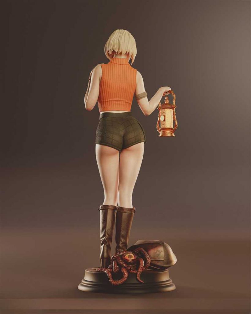 4233 Ashley Graham NSFW - Resident Evil - STL 3D Print Files X 3D Animations