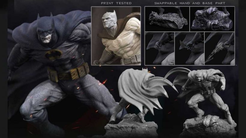 Batman 3d printing stl files