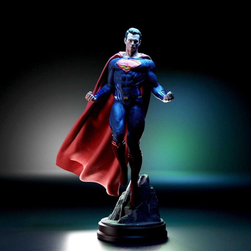 Henry Cavill superman 3d printing stl files