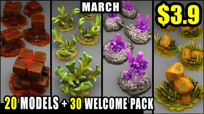 March 2025 Fantastic Plants And Rocks
