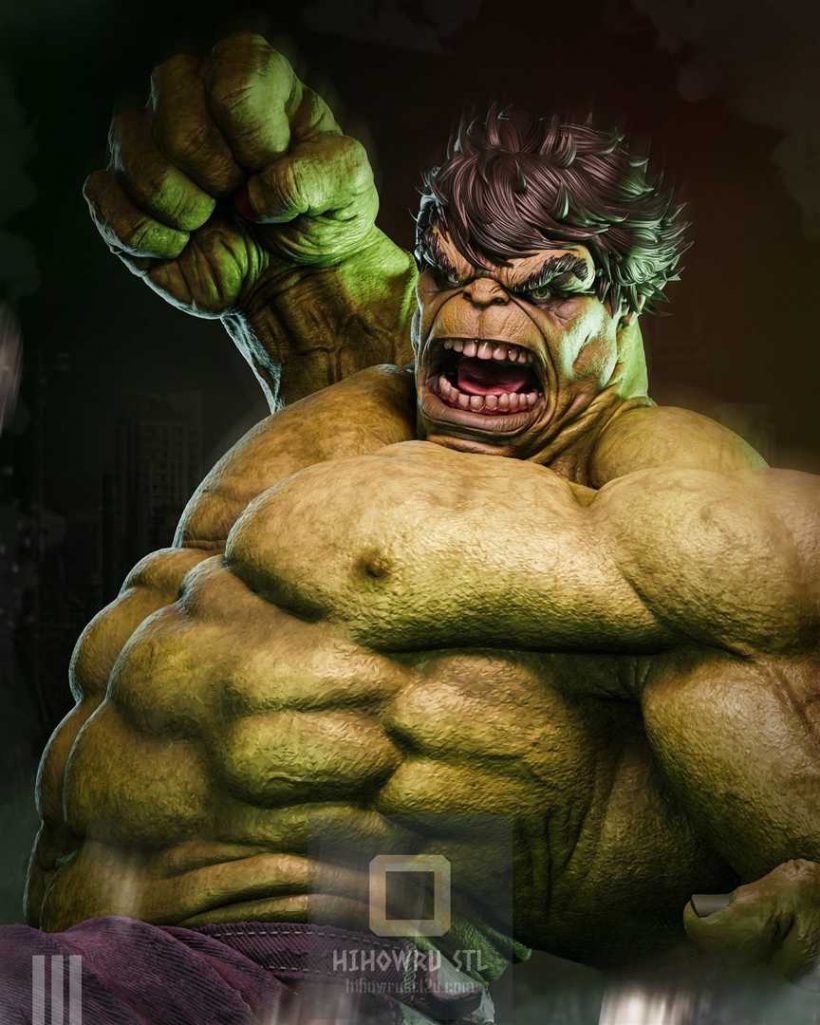 4419 The Hulk - Marvel Comics - STL 3D Print Files