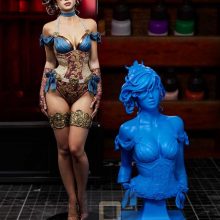 4387 Pretty Lady LACE - STL 3D Print Files