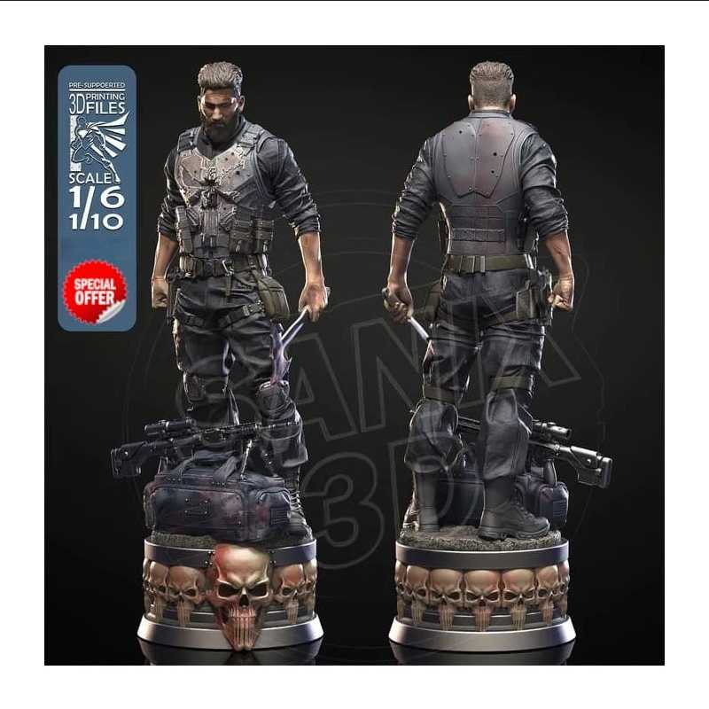 The Punisher - STL 3D print files